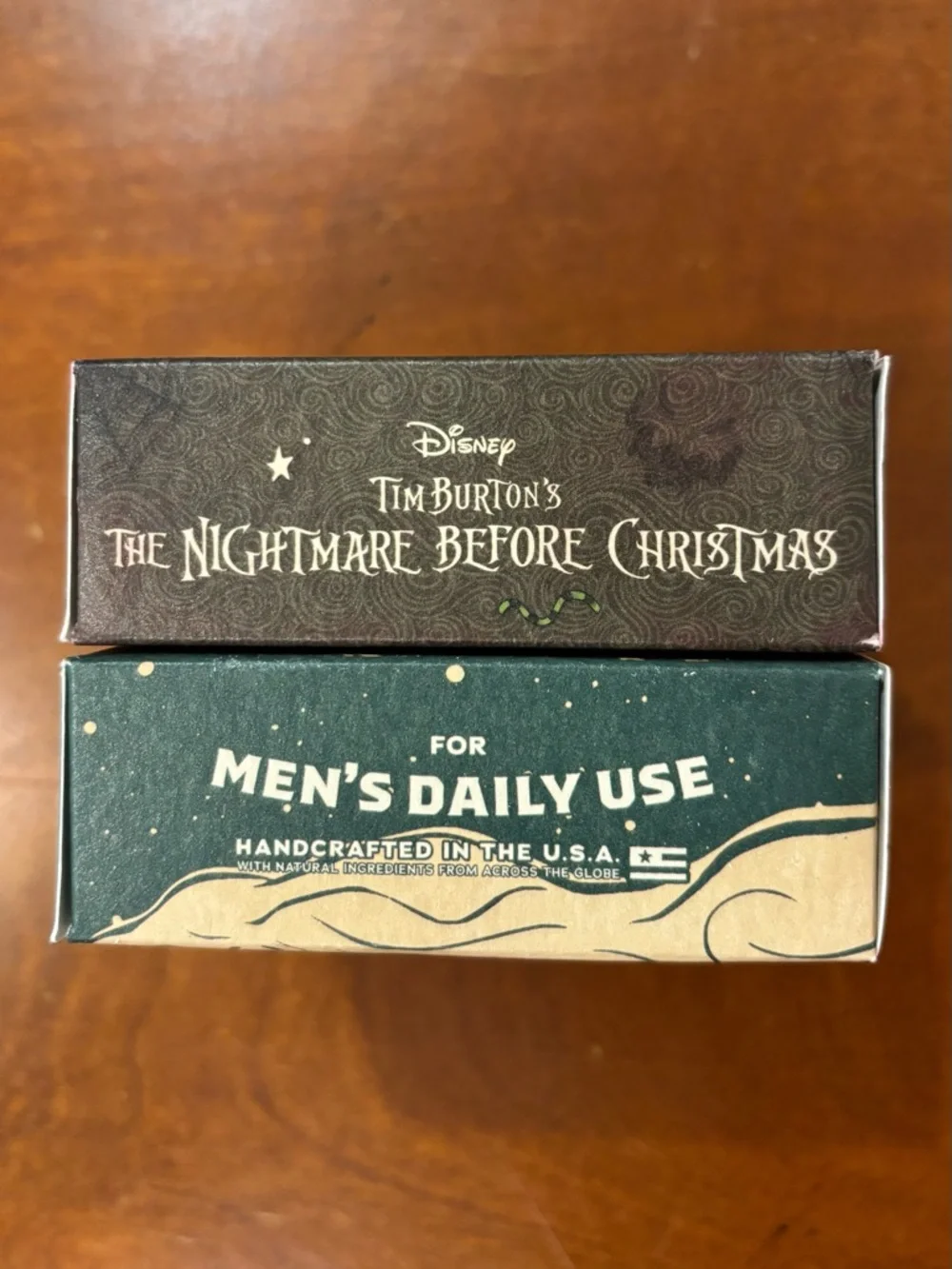 Dr. Squatch Men's Natural Soap Duo, Oogie Boogie’s Brew/Snowy Pine Tar (limited)